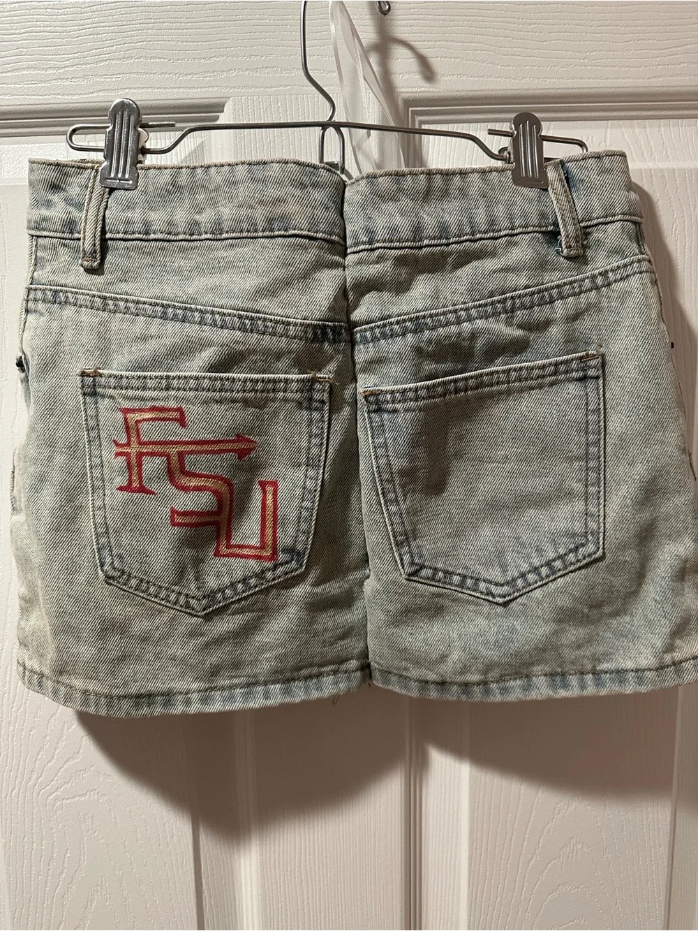 FSU inspired -handmade Jean skirt